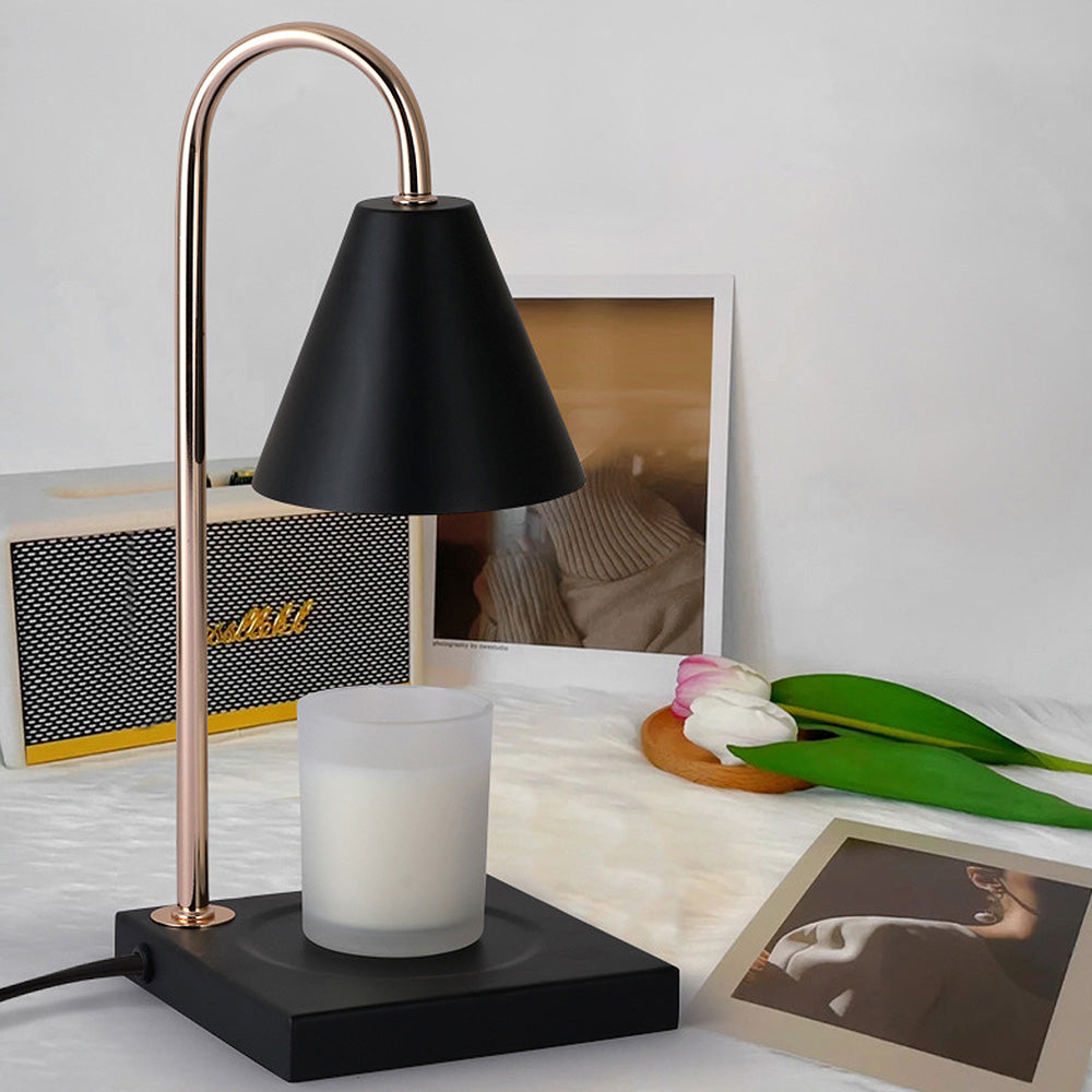 Wood Simple Iron Bedroom Mini Candle Warmer Light