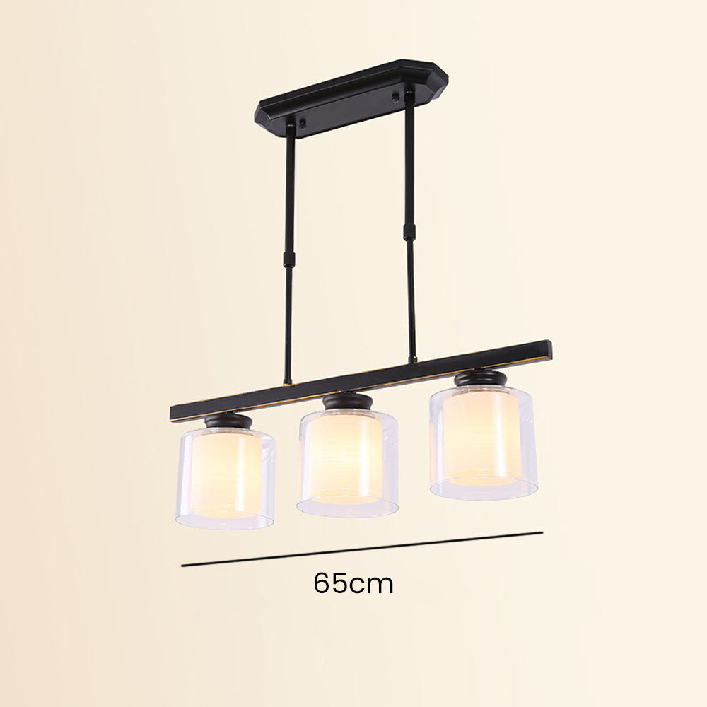 Multi-Bulbs Glass Dining Room Ceiling Lights