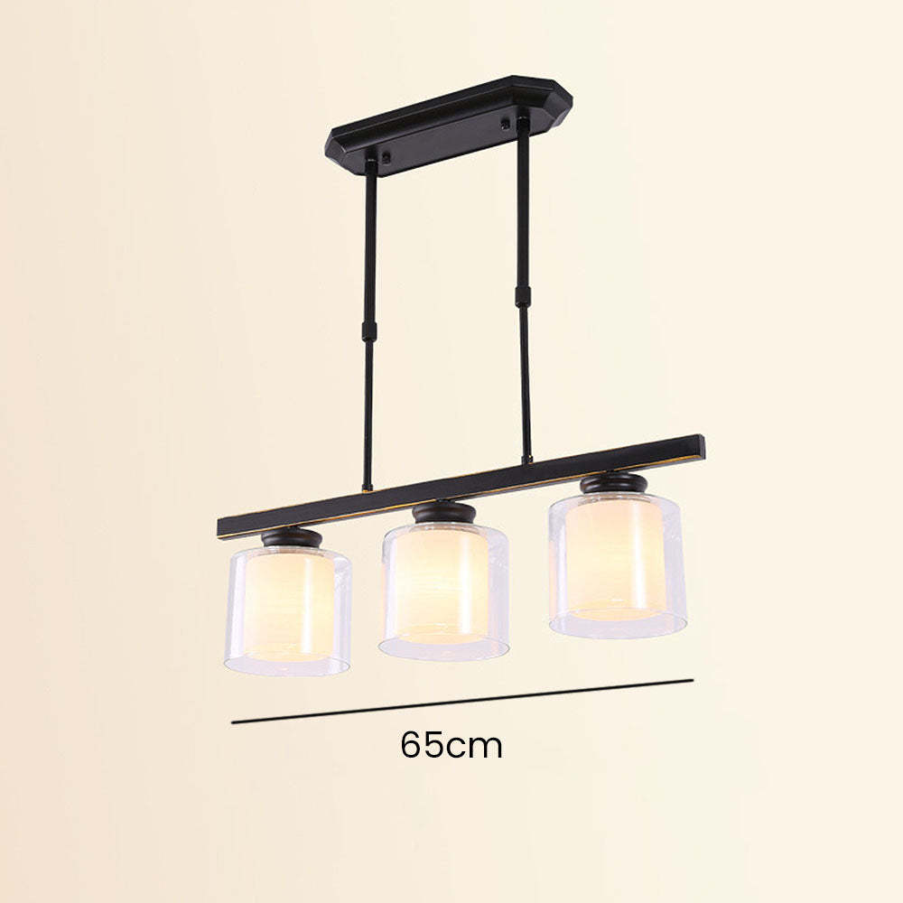 Multi-Bulbs Glass Dining Room Ceiling Lights
