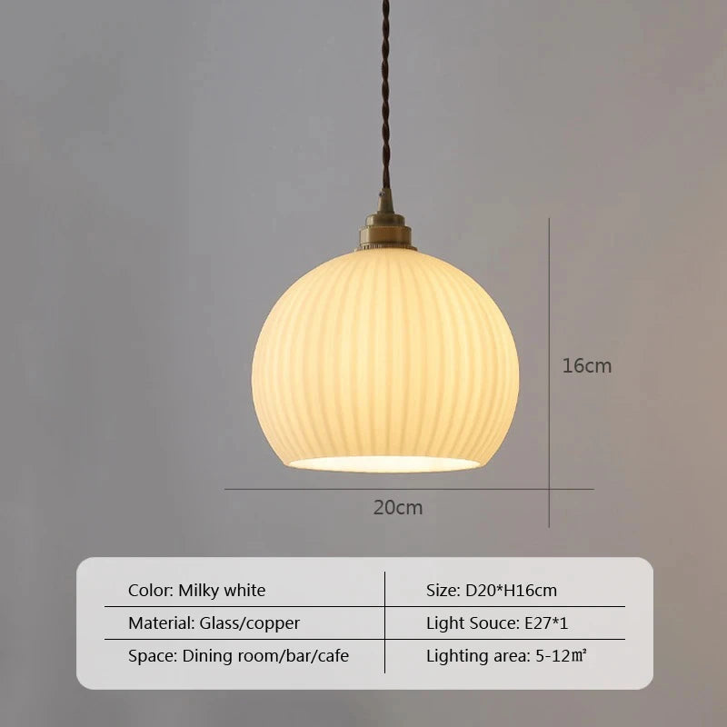 Modern Glass Hanging Lamp For Kitchen