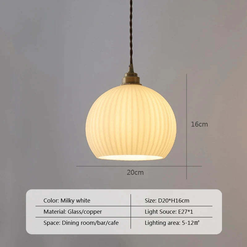 Modern Glass Hanging Lamp For Kitchen