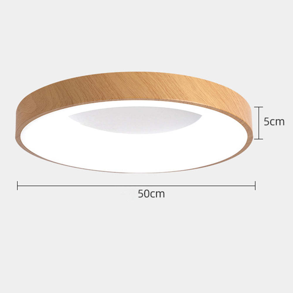 Modern Wood Bedroom LED Ceiling Lights