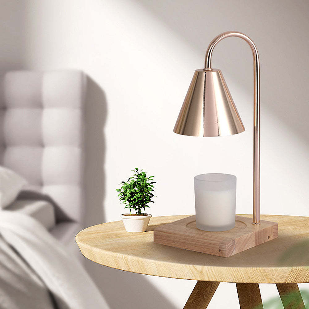 Wood Simple Iron Bedroom Mini Candle Warmer Light