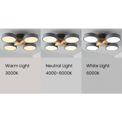 Nordic Modern Acrylic LED Living Room Ceiling Light