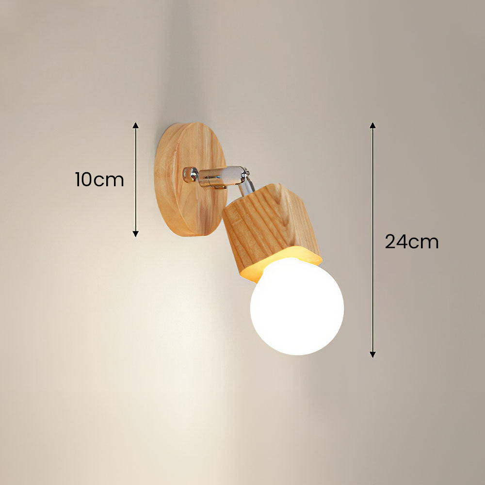 Creative Spotlights Mirror Lamp Wood Ceiling Lights