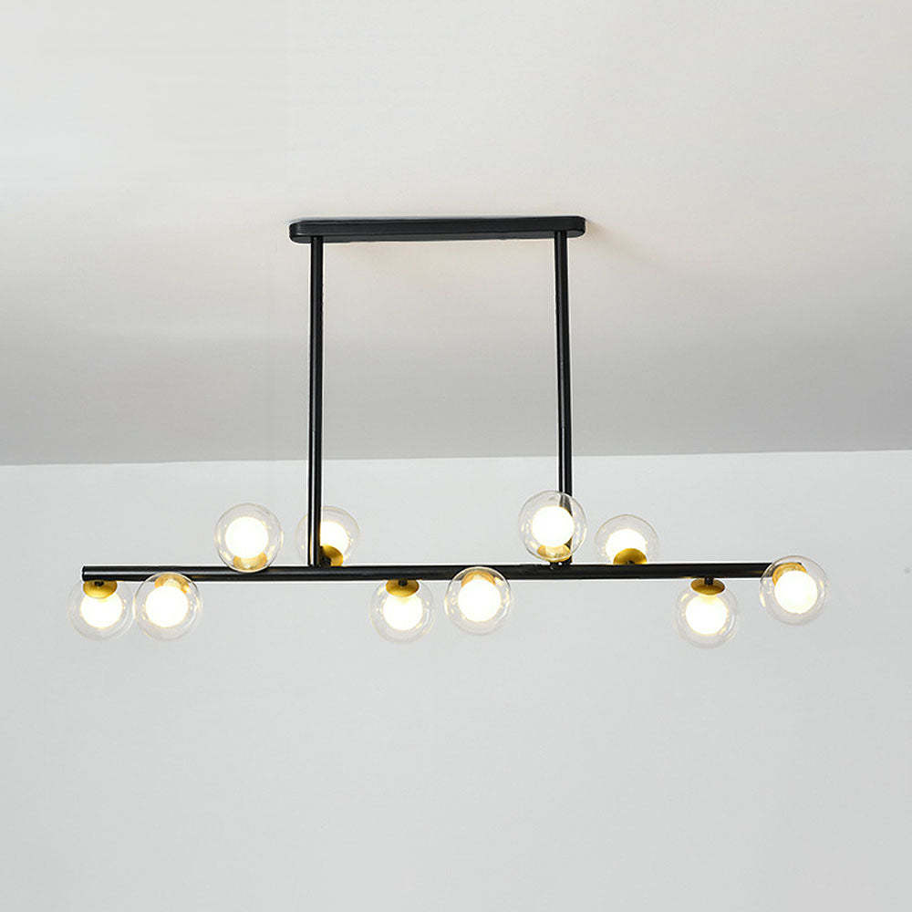 Modern Glass Ceiling Bar Lights For Kitchen Island