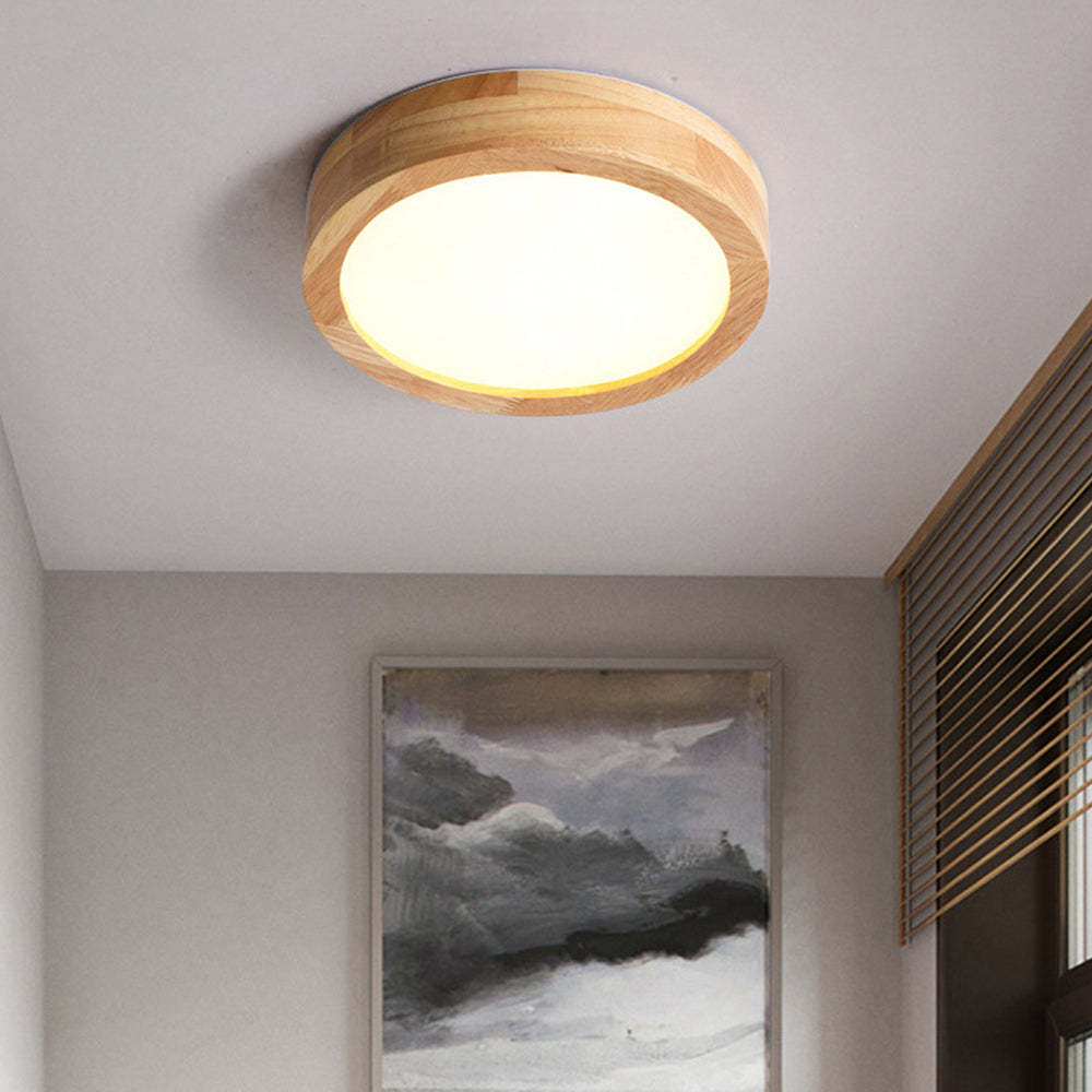 Lampsmodern Ceiling Lightings Compact LED Wood Living Room Ceiling Light