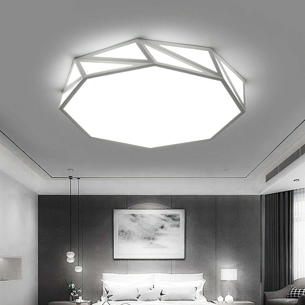 Industrial Acrylic LED Ceiling Light For Bedroom