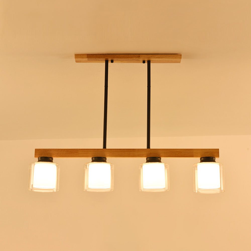 Modern Wood Bar pendant light For Kitchen Island