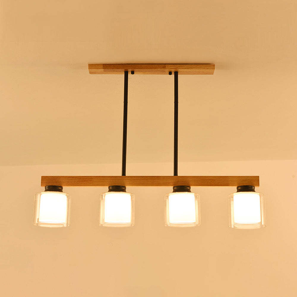 Modern Wood Bar pendant light For Kitchen Island