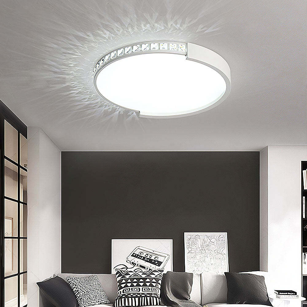 Modern Metal Round LED Ceiling Lights For Bedroom