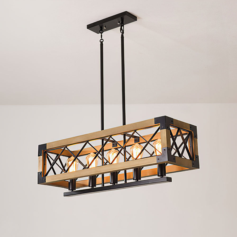 Industrial Black Metal Pendant light