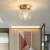 Homdiy Ceiling Lamp Contemporary Mini Glass Hallway Ceiling Light
