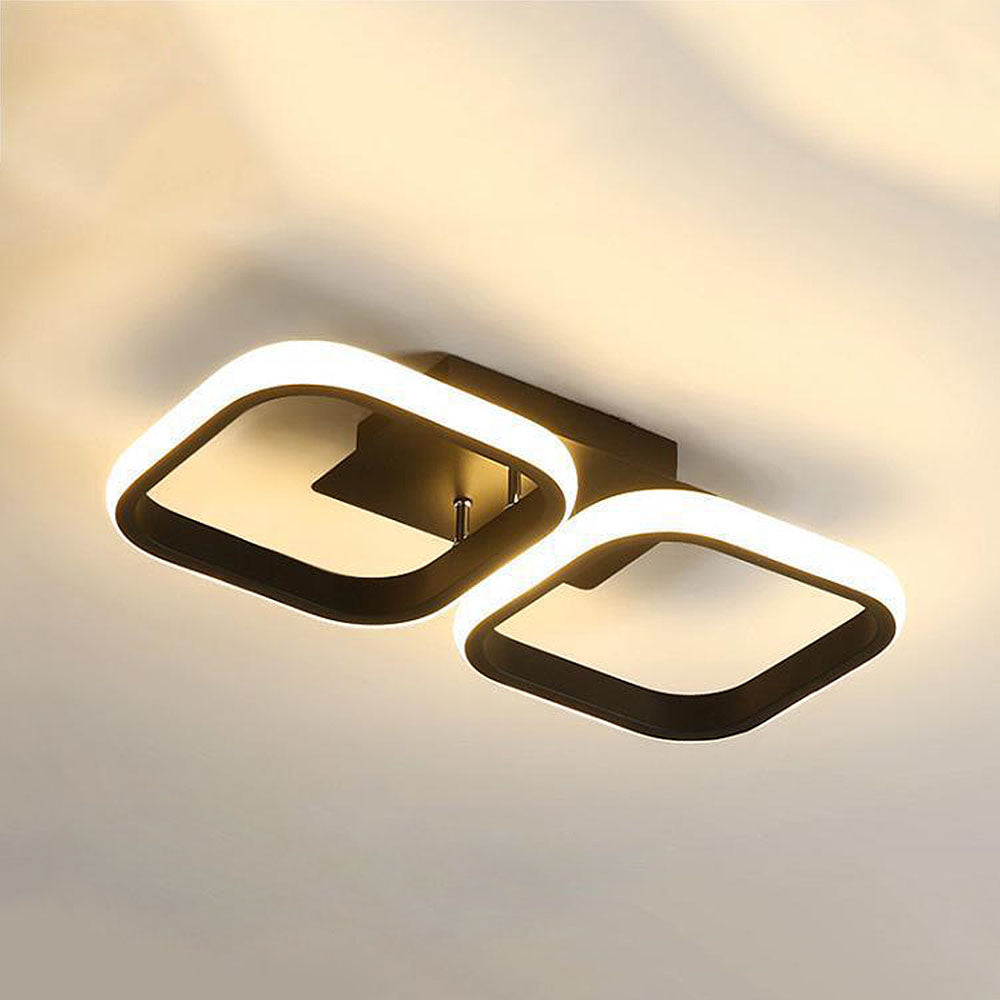 Modern Metal Round Bedroom Ceiling Light