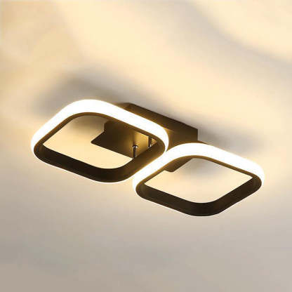 Modern Metal Round Bedroom Ceiling Light