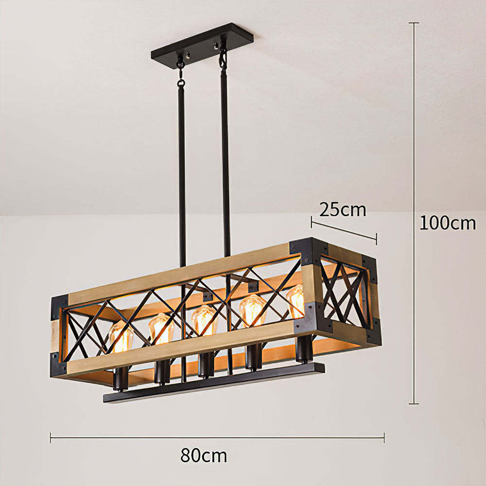 Industrial Black Metal Pendant light