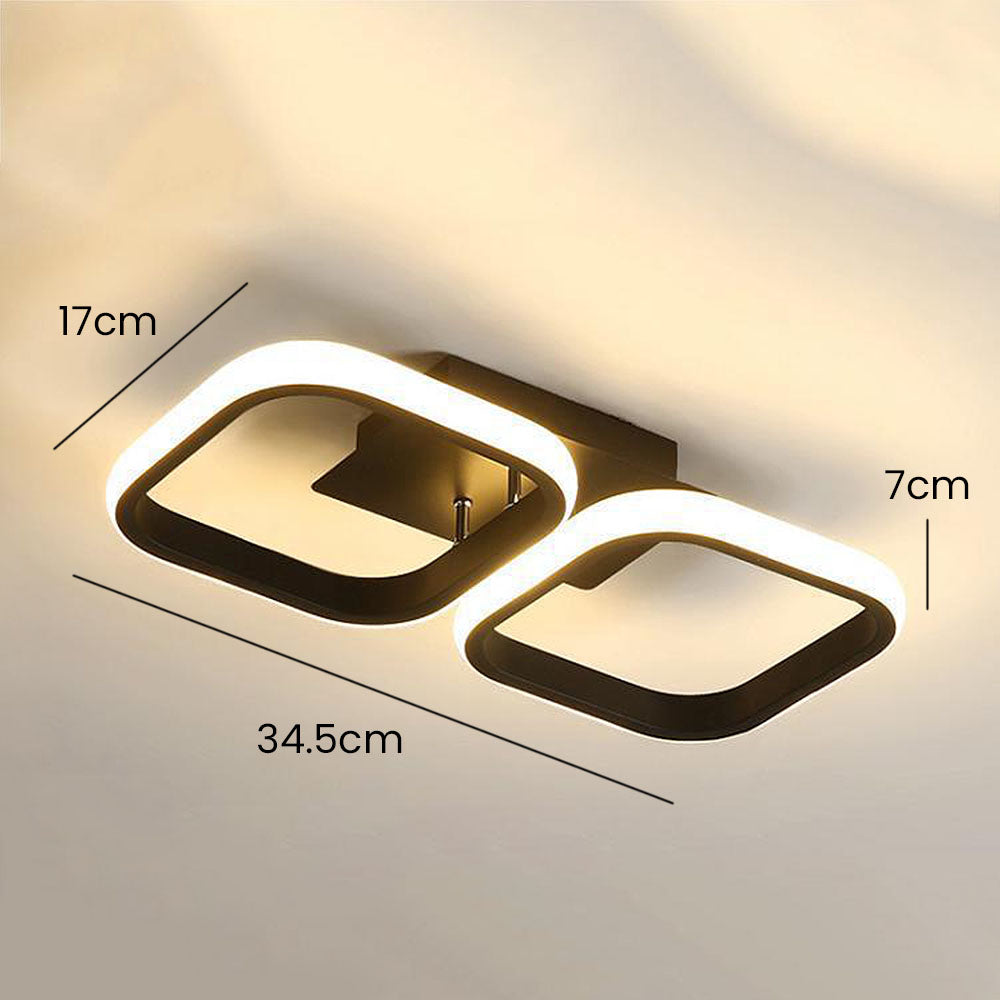 Modern Metal Round Bedroom Ceiling Light