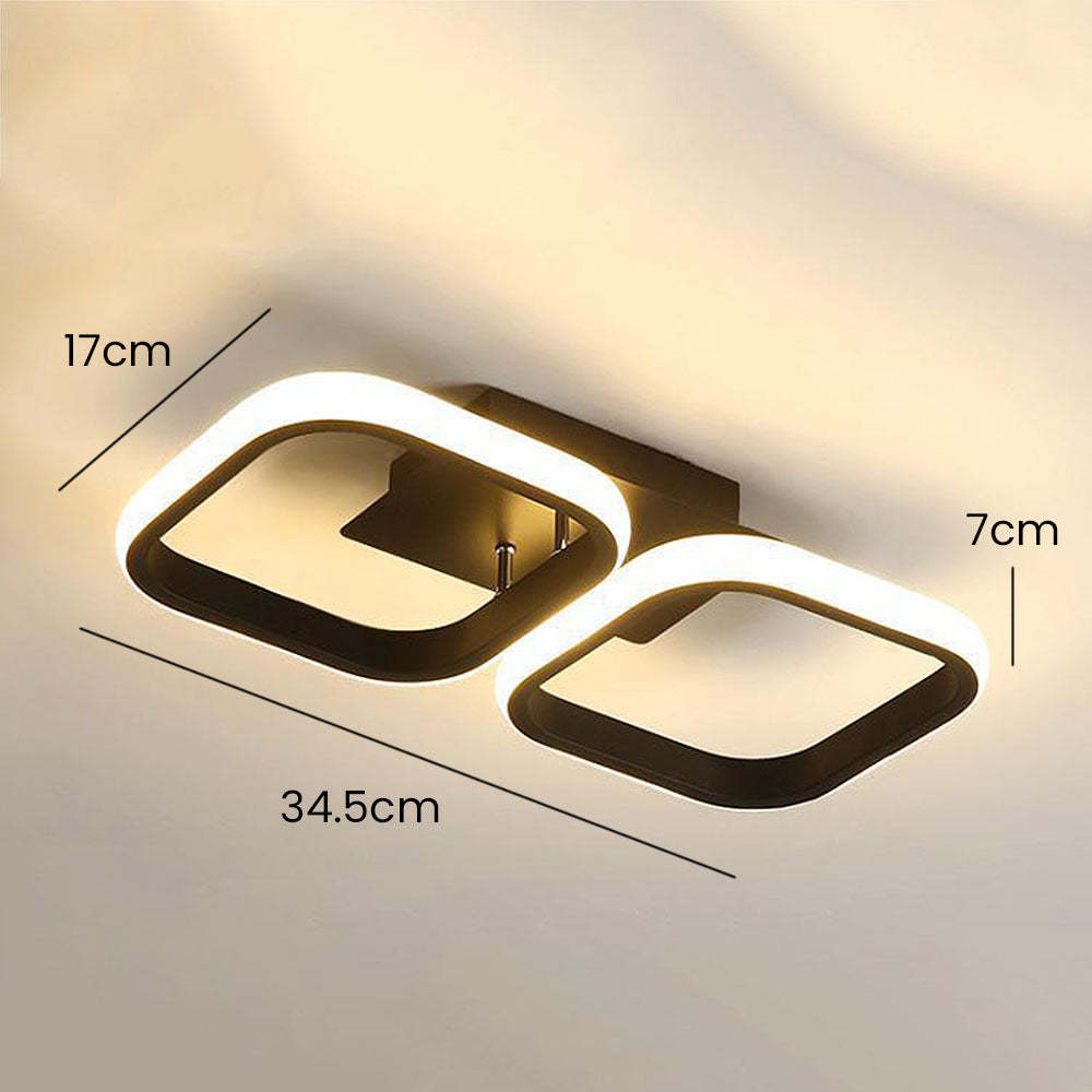 Modern Metal Round Bedroom Ceiling Light