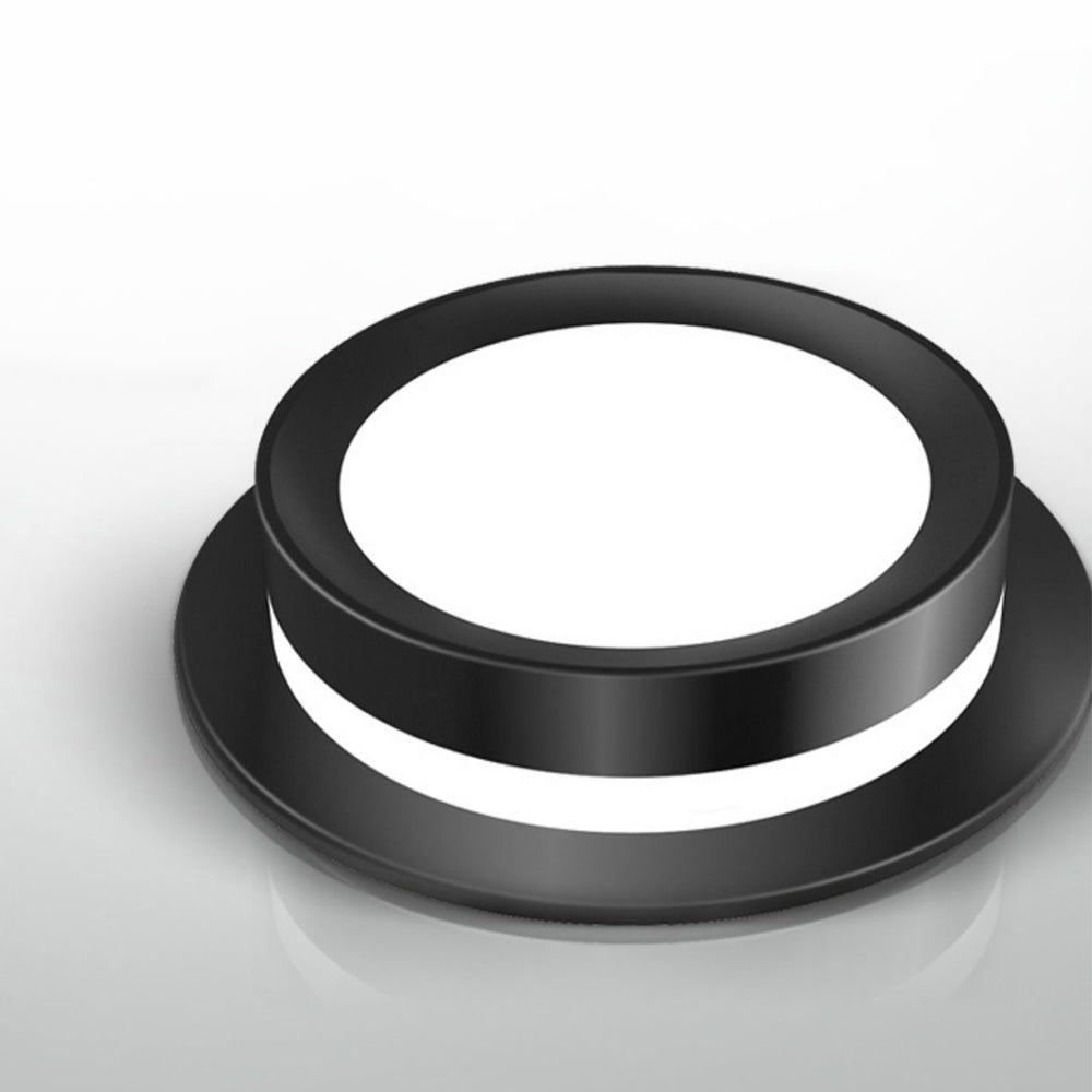 Compact Black Acrylic LED Ceiling Downlight For Hallway