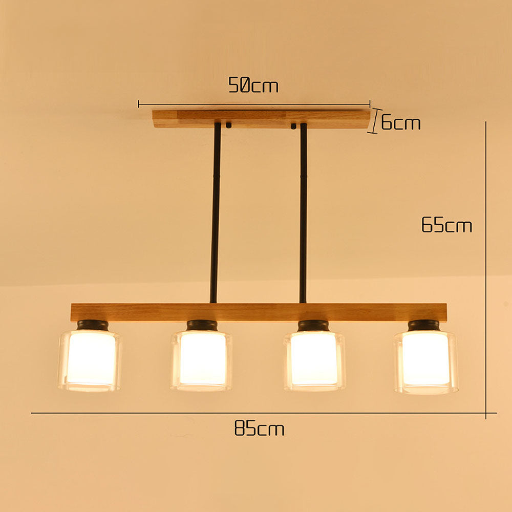 Modern Wood Bar pendant light For Kitchen Island