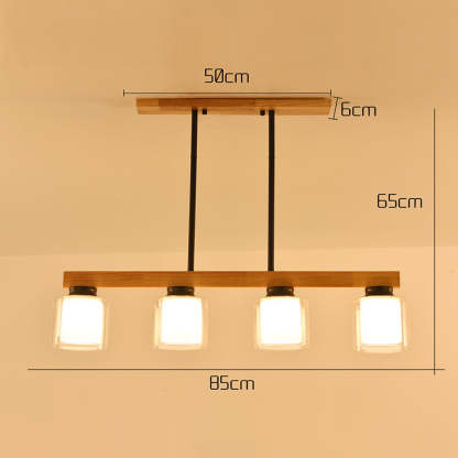Modern Wood Bar pendant light For Kitchen Island