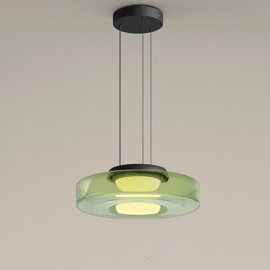 Modern Designer Style Creative Glass Pendant Round Hanging Lighting -Homdiy