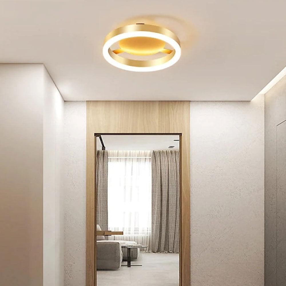 LED Metal Flush Mount Ceiling Light Fixtures For Hallway -Homdiy