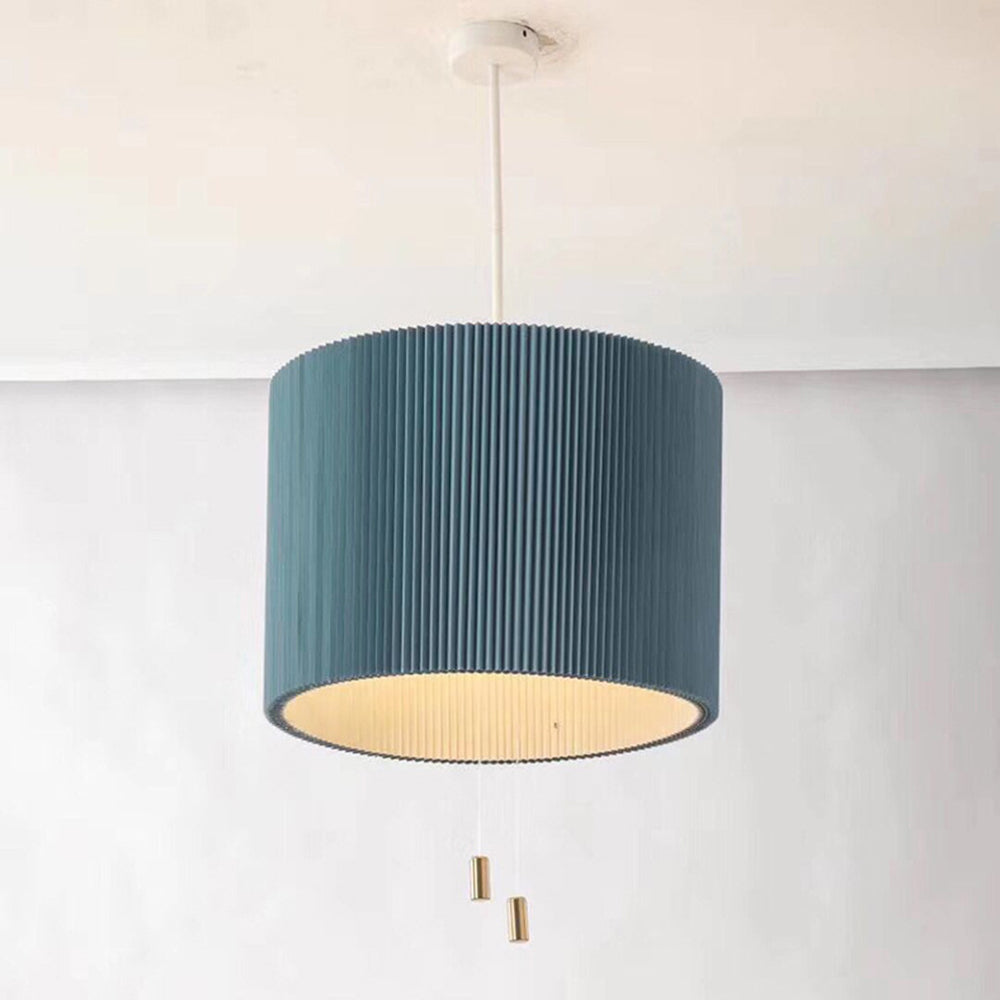 Variable Paper Art Green Dining Room Pendant Light 