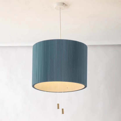 Variable Paper Art Green Dining Room Pendant Light 