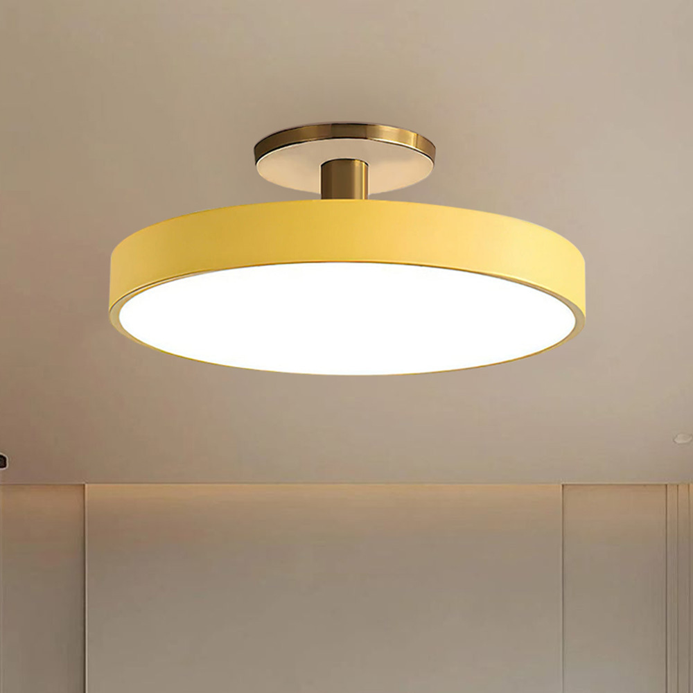 Modern Colored LED Round Ceiling Light