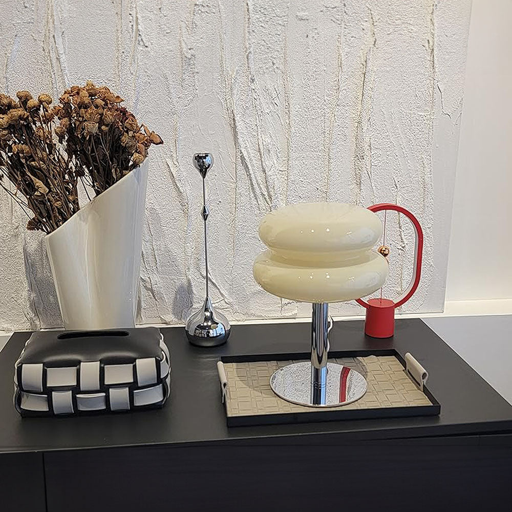 Morandi Glass Simple Living Room Mini Table Lamp