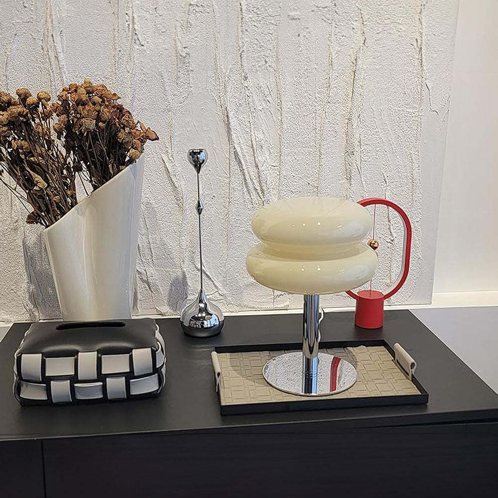 Morandi Glass Simple Living Room Mini Table Lamp