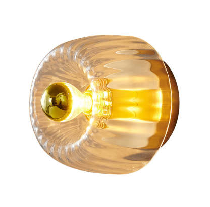 Contemporary Simple Mini Clear Glass Ceiling Light