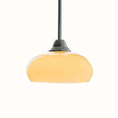 Contemporary Round White Bedside Pendant Lights