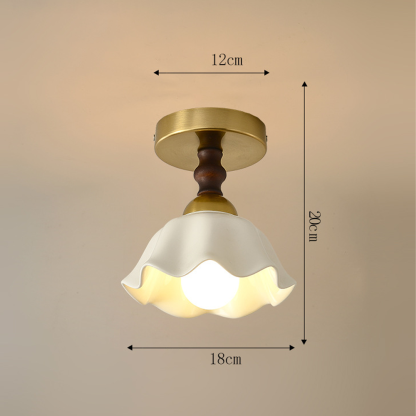 Modern White Globe  Hallway Ceiling Lighting