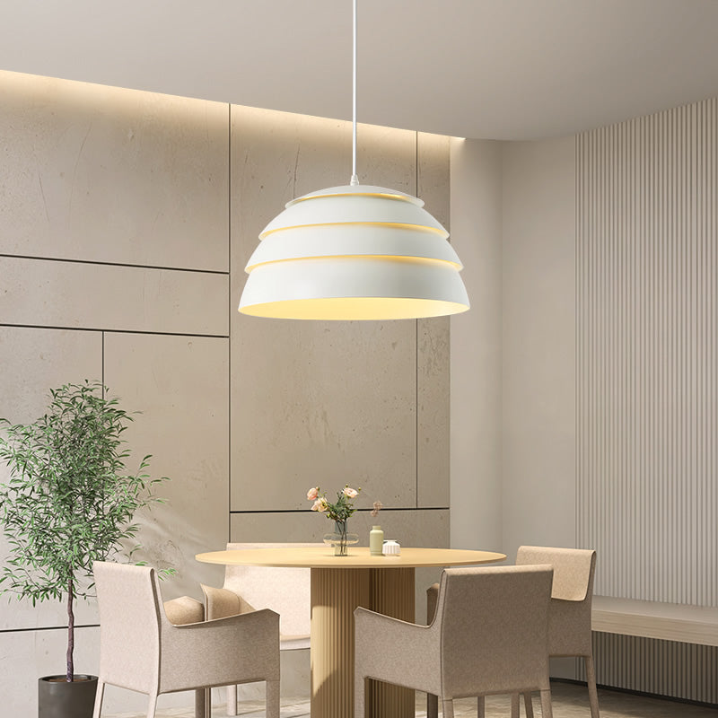 Modern Bowl Metal Pendant Light for Dining Room & Living Room -Homdiy