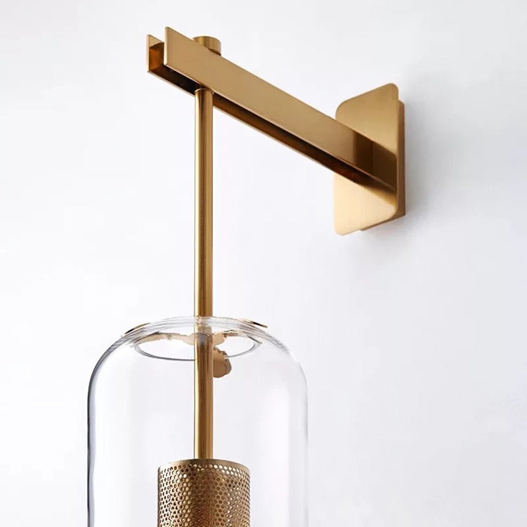Modern Glass Wall Sconce Decorative Indoor Wall Light -Homdiy