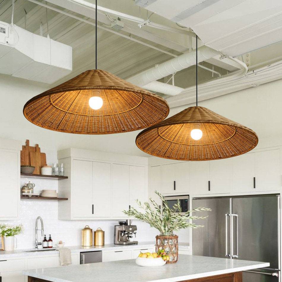 Woven light fixture discount