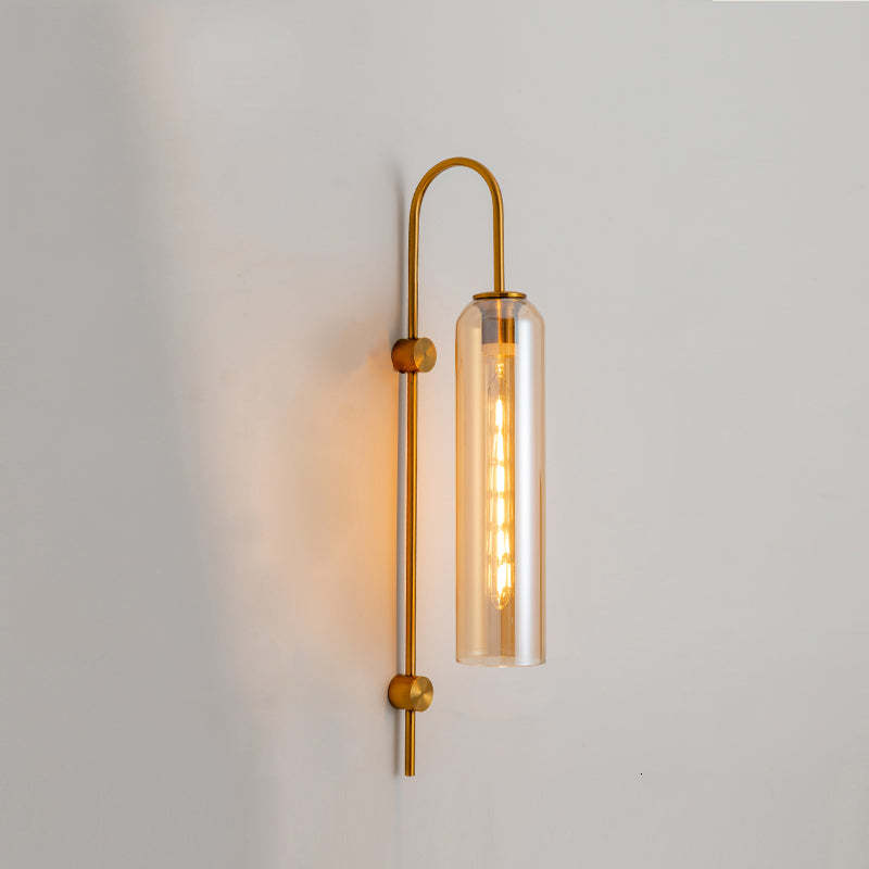 Modern Glass Wall Lamp For Bedroom Background Bedside Wall Lighting -Homdiy