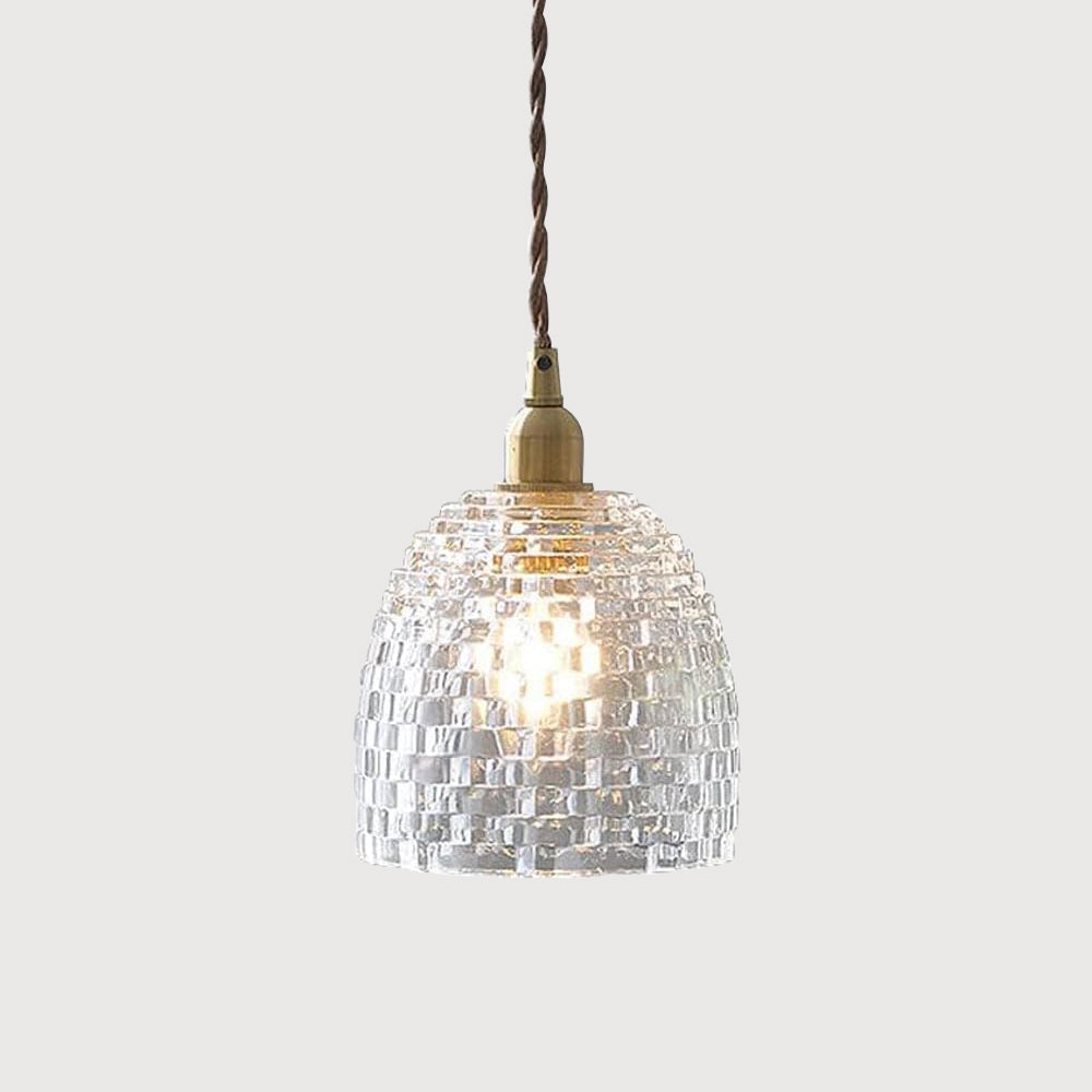 Vintage Mini Glass Pendant Lights For Bedroom