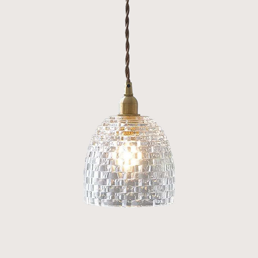 Vintage Mini Glass Pendant Lights For Bedroom