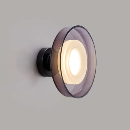 Nordic Minimalist Glass Round LED Hallway Wall Sconce