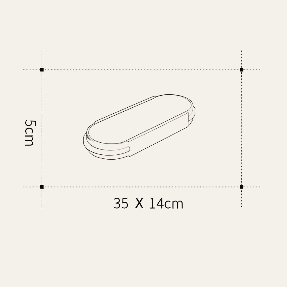 Industrial Acrylic Long Elegant Living Room Flush LED Ceiling Lights