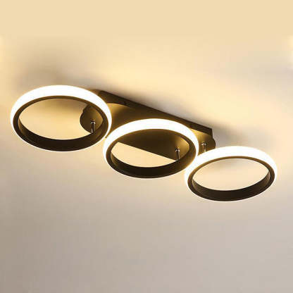 Modern Metal Round Bedroom Ceiling Light