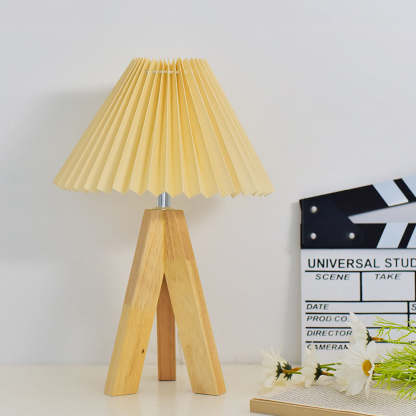 Retro Wood Simple LED Mini Bedroom Table Lamps