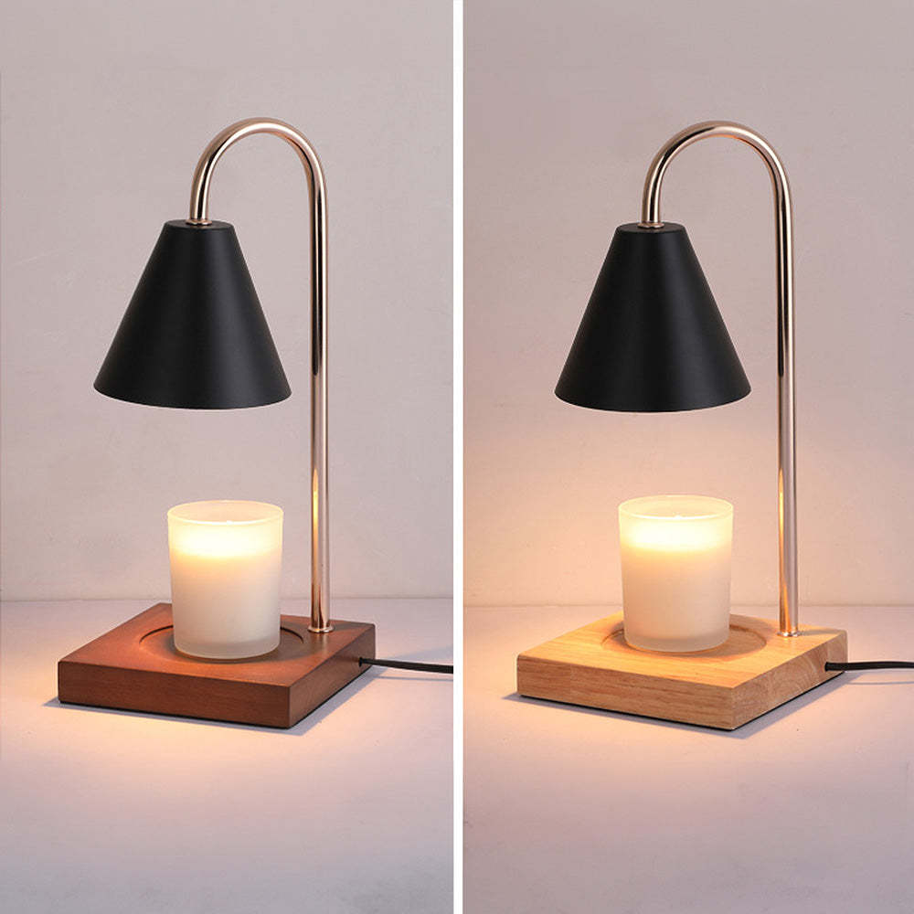 Wood Simple Iron Bedroom Mini Candle Warmer Light