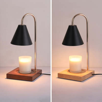 Wood Simple Iron Bedroom Mini Candle Warmer Light