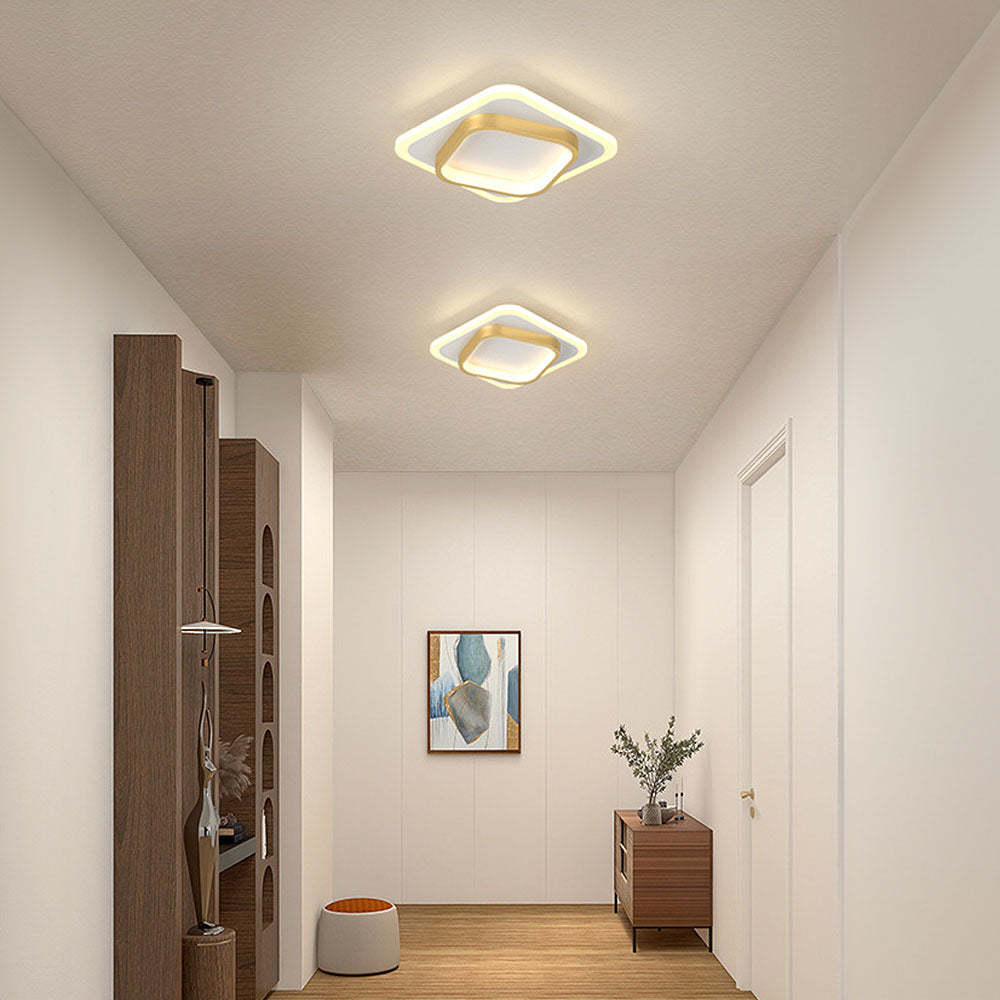 Gold LED Hallway Ceiling Lights