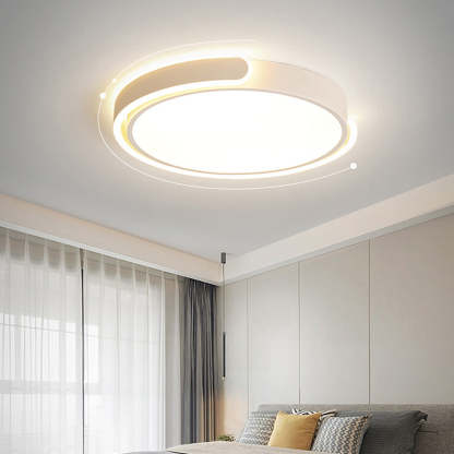 Homdiy Ceiling Light Minimalist Round Colorful Bedroom LED Ceiling Lighting