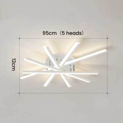 Nordic Minimalist Iron LED Ceiling Lighting